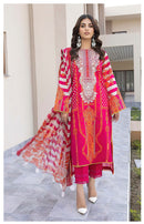 Al Zohaib Az 1220 Pure Cotton Print  With Self Work Pakistani Suits