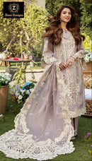 Ziaaz Designs Code 901 Cambric Cotton Heavy Emboridery Work Pakistani Suits