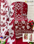 Al Zohaib Az 1231 C Ryon Cotton Embroidery Work Pakistani Suits