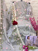 Alif Fashion A 149 C Pure Cotton With Heavy Embroidery Work Pakistani Suits