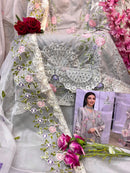 Alif Fashion A 149 C Pure Cotton With Heavy Embroidery Work Pakistani Suits