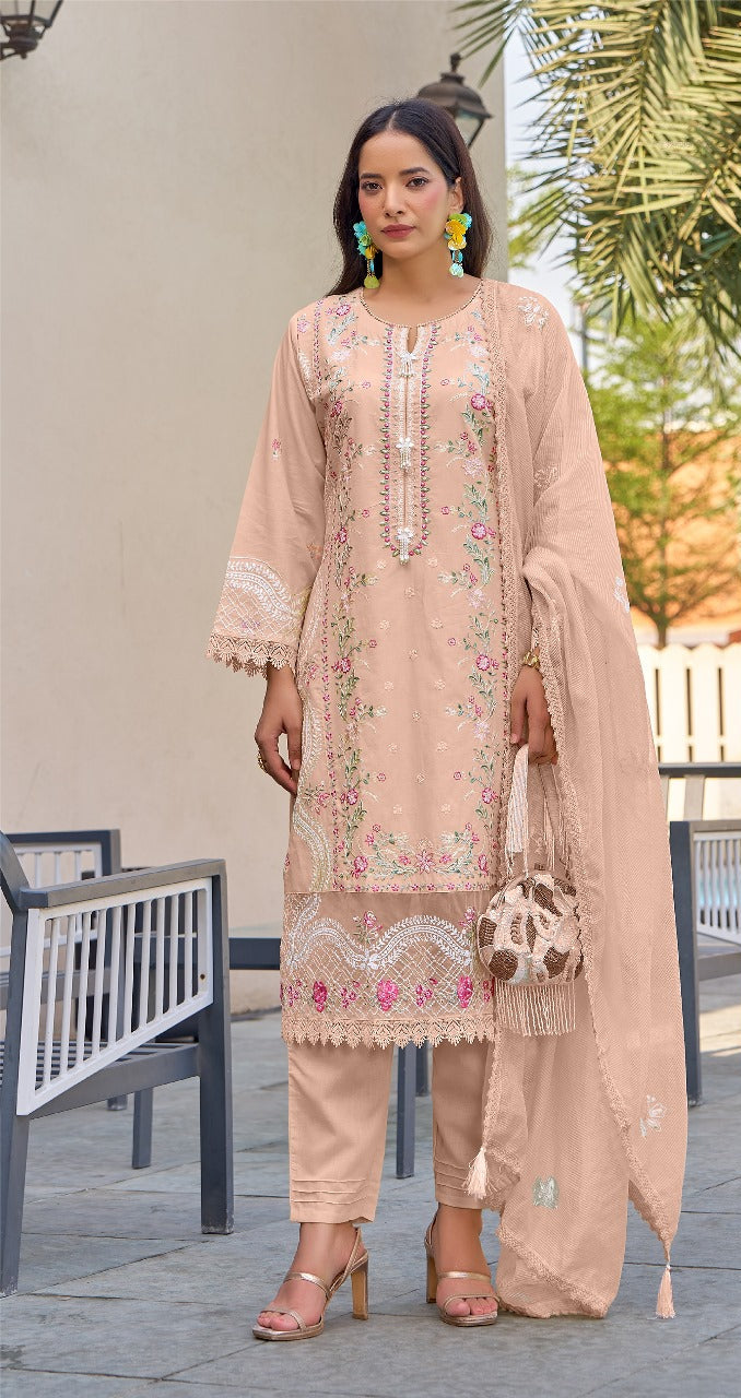 Fepic Rosemeen 2013 C Cambric Embroidered Worked Pakistani Suits