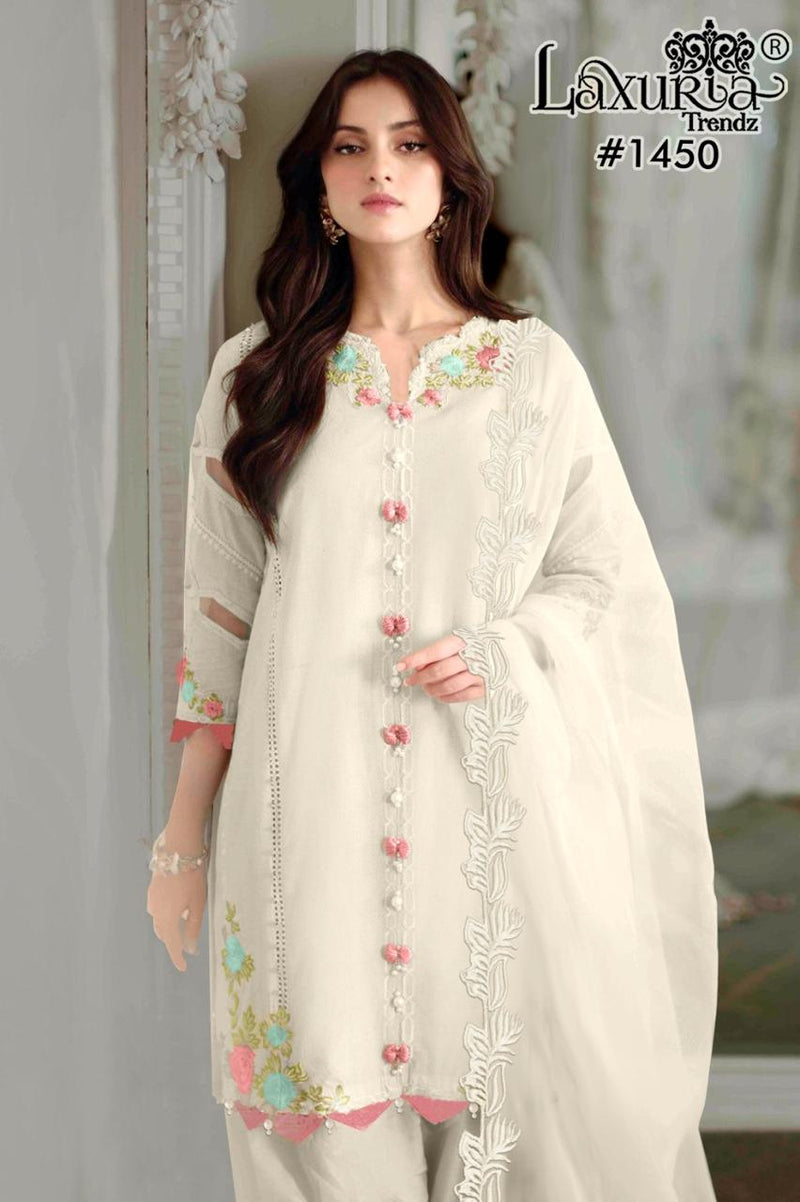 Laxuria Trendz 1450 B Designer Stylish Classic Embroidery Work Pakistani Pret Kurti