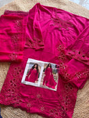 Ziaaz Designs Code 783 Cambric Cotton Cutwork Handwork Pakistani Suits