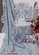 Alif A 177 C Pure Cotton With Heavy Embroidery Work With Jarkan Work Pakistani Suits