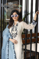 Laxuria 1501 Designer Stylish Tunic Classic Emboridery With Cutwork Luxury Pŕet Kurti