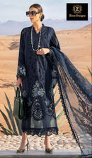 Ziaaz Designs Code 914 Cambric Cotton Heavy Embroidered Work Pakistani Suits