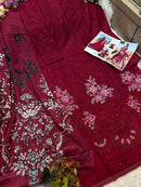 Ziaaz Designs Code 913 Cambric Cotton Heavy Embroidered Work Pakistani Suits