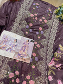 Ziaaz Designs code 773 E Cotton very heavy Embroidery Pakistani kameez