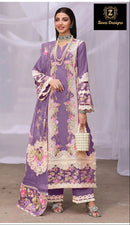 Ziaaz Designs code 773 E Cotton very heavy Embroidery Pakistani kameez