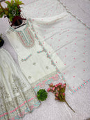 SR 1679 Heavy Chinon Silk With Multy Thread Embroidery Sequence Work Suits