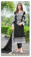 Shanaya S 198 Fox Georgette Embroidery Sequence Heavy Khatali Handwork Pakistani Suits