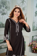 BE 353 Reyon Embroidery Work With Cut Work And Latkan Work Pakistani Pret