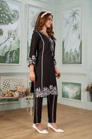 BE 353 Reyon Embroidery Work With Cut Work And Latkan Work Pakistani Pret
