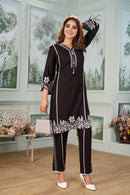 BE 353 Reyon Embroidery Work With Cut Work And Latkan Work Pakistani Pret