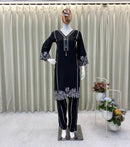 BE 353 Reyon Embroidery Work With Cut Work And Latkan Work Pakistani Pret