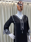 BE 353 Reyon Embroidery Work With Cut Work And Latkan Work Pakistani Pret