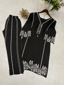 BE 353 Reyon Embroidery Work With Cut Work And Latkan Work Pakistani Pret