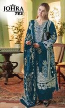 Johra Tex JT 171 B Cambric Cotton With Heavy Embroidery Work Pakistani Suits