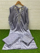 Laxuria Trendz 1491 B Designer Stylish Tunic Classic Embroidery With Hand Work Pakistani Pret