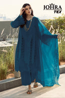Johra Tex JT 169 B Cambric Cotton With Heavy Embroidery Work Pakistani Suits