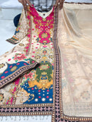 Noori Anarkali Plazo Duppta With Perls Works Suits