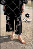 Vs 12090 Designer Stylish Heavy Embroidered Tunic Enhance Kurti