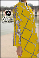 Vs 12090 B Designer Stylish Heavy Embroidered Tunic Enhance Kurti
