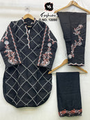 Vs 12090 Designer Stylish Heavy Embroidered Tunic Enhance Kurti