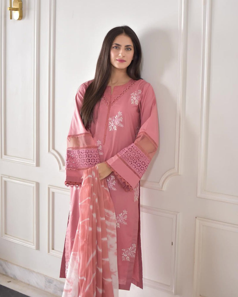 LG 1951 Roman Silk Work Embroidery Work Designer Wear Pakistani Pret