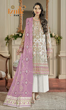 Iznik Fab 88 F Organza With Heavy Embroidery Work Readymade Pakistani Suits