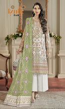 Iznik Fab 88 E Organza With Heavy Embroidery Work Readymade Pakistani Suits