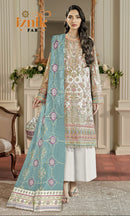 Iznik Fab 88 G Organza With Heavy Embroidery Work Readymade Pakistani Suits