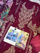 Mehboob Tex Ombre 1617 Pure Reyon With Heavy Embroidery Work Pakistani Suits