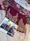 Mehboob Tex Ombre 1617 Pure Reyon With Heavy Embroidery Work Pakistani Suits