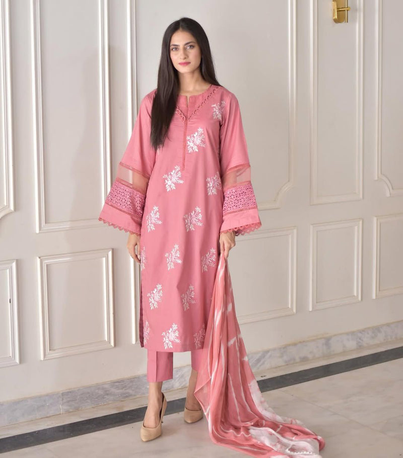 LG 1951 Roman Silk Work Embroidery Work Designer Wear Pakistani Pret