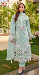 Fepic Rosemeen C 2017 Cambric Embroidered Worked Pakistani Suits