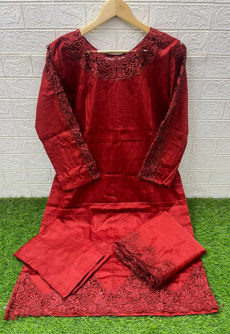 Laxuria Trendz 1513 Zam Pattern Designer Stylish Cutwork Kurti