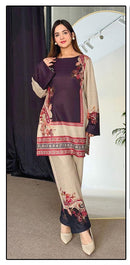 Hoor Tex HF 181 Imported Cotton Printed Pakistani Cord Set