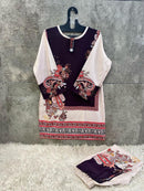 Hoor Tex HF 181 Imported Cotton Printed Pakistani Cord Set