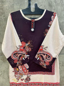 Hoor Tex HF 181 Imported Cotton Printed Pakistani Cord Set