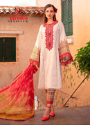 Aasha 1166 Pure Cotton Print With Exclusive Patch Embroidery Work Pakistani Suits