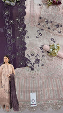 Shanaya S 127 Fox Gerogeete Embroidery Sequence Work Readymade Pakistani Suits
