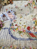 Mehboob Tex 1653 A Pure Cotton Print With Embrodairy Self Work Pakistani Suits