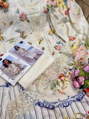 Mehboob Tex 1653 A Pure Cotton Print With Embrodairy Self Work Pakistani Suits