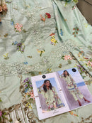 Mehboob Tex 1653 B Pure Cotton Print With Embrodairy Self Work Pakistani Suits