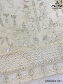 Anamsa 541 Pure Fox Georgette With Heavy Embroidered With Sequence Work Readymade Pakistani Suits