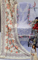 Alif Fashion A 188 Pure Cotton Heavy Embroidery Work With Moti Work Readymade Pakistani Suits