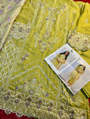 Mehboob Tex 1620 Ombre Lawn Pure Cotton With Heavy Embroidery Worked Pakistani Suits