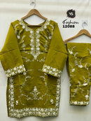 Vs 12088 A Designer Cord Suit With Beautiful Emboridery Work Pakistani Pret